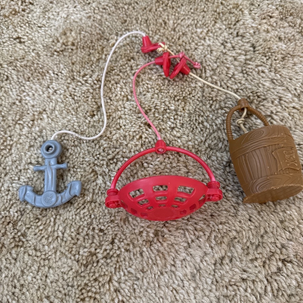 Octonauts Octopod Replacement Red Basket Swing Anchor Barrel Cartoon